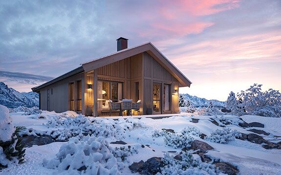 Tunhovdfjorden - flott utsikt over fjord og fjell